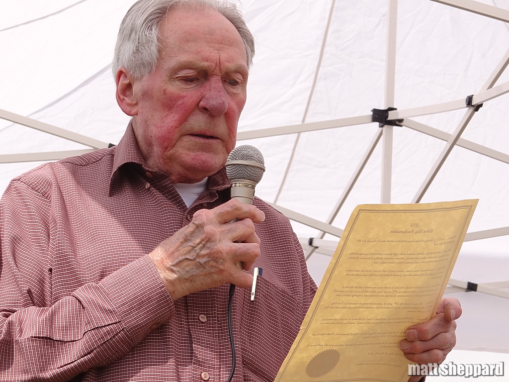 Councilman Dan Buchanan Proclaims May 19, 2014 Arbor Day in Jamestown